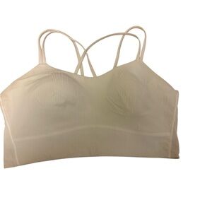 Lululemon Athletica White Strappy Bra